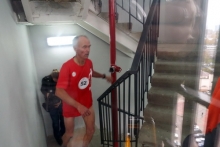 Ирек Мубаракшин второй год подряд победил в «Беге по вертикали»